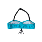Kép 2/2 - Egyszínű kék csőtopos bikini