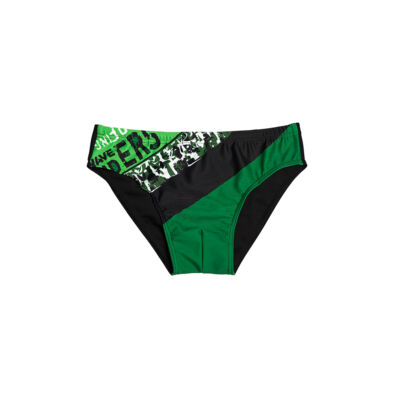 Zöld csíkos fiú úszó